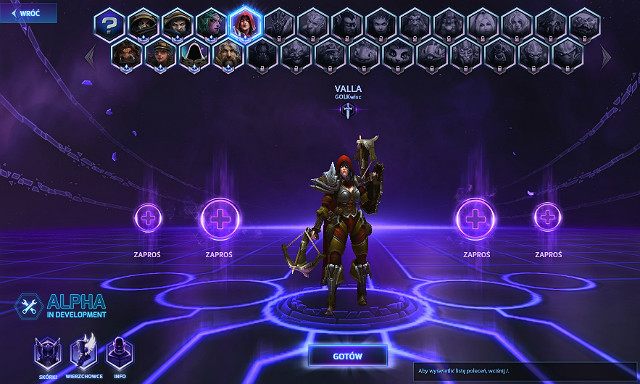 Po wybraniu interesującej Cię rozgrywki musisz zdecydować się na to, którym bohaterem wyruszysz na podbój świata Heroes of the Storm - Rozpoczęcie rozgrywki | Jak zacząć? | Heroes of the Storm - Heroes of the Storm - poradnik do gry