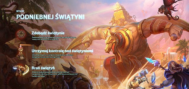 Podniebna Świątynia to mapka wykonana w zupełnie innym stylu - Sky Temple/Podniebna Świątynia | Rodzaje i opis map | Heroes of the Storm - Heroes of the Storm - poradnik do gry