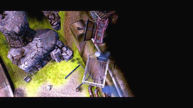 Do głównej części miasta dostajesz się dźwigiem - Highpool Miasto | Wasteland 2 - Wasteland 2 - poradnik do gry