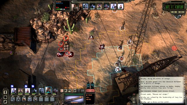 Jedyną bezpieczną lokacją (przynajmniej dopóki w niej nie nabroisz) jest tu farma na szczycie wzgórza, ale musisz się do niej przedrzeć przez solidnie obsadzone fortyfikacje Skorpionów - Więzienie | Wasteland 2 - Wasteland 2 - poradnik do gry