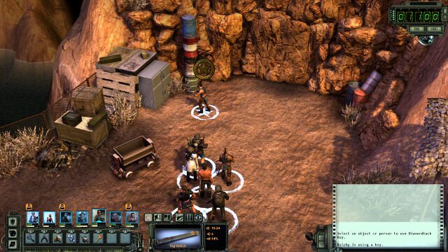 Otwieranie przejścia do Milicji - Tytan, Milicja, Mnisi i Silos 7 | Świątynia Tytana - Wasteland 2 - poradnik do gry