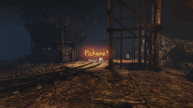 Obok stojaka znajduje się szyb windy, którą należy uruchomić - Morderstwo w kopalni | Opis przejścia Zaginięcie Ethana Cartera - Zaginięcie Ethana Cartera - poradnik do gry