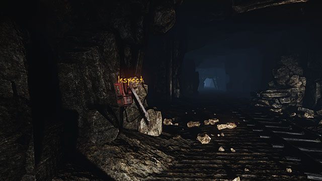 Zatrzymaj lokomotywę, weź narzędzie i wróć do stojaka obok windy - Morderstwo w kopalni | Opis przejścia Zaginięcie Ethana Cartera - Zaginięcie Ethana Cartera - poradnik do gry