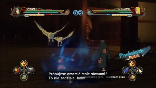 Nie pozwól przeciwnikowi na oddalenie się od ciebie. - Deidara - Przygody ninja - Utworzenie Akatsuki - Naruto Shippuden: Ultimate Ninja Storm Revolution - poradnik do gry
