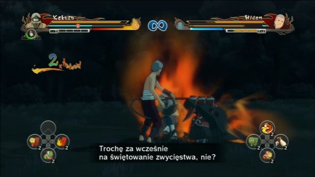 Ostateczny Atak Drużynowy jest szalenie trudny do uniknięcia. - Hidan - Przygody ninja - Utworzenie Akatsuki - Naruto Shippuden: Ultimate Ninja Storm Revolution - poradnik do gry