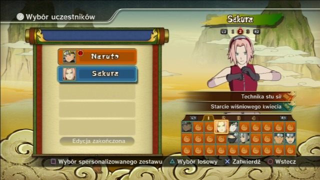 Dobór odpowiedniej drużyny to połowa sukcesu! - Eliminacje klasy D - Światowy Turniej Ninja - Klasa D - Naruto Shippuden: Ultimate Ninja Storm Revolution - poradnik do gry
