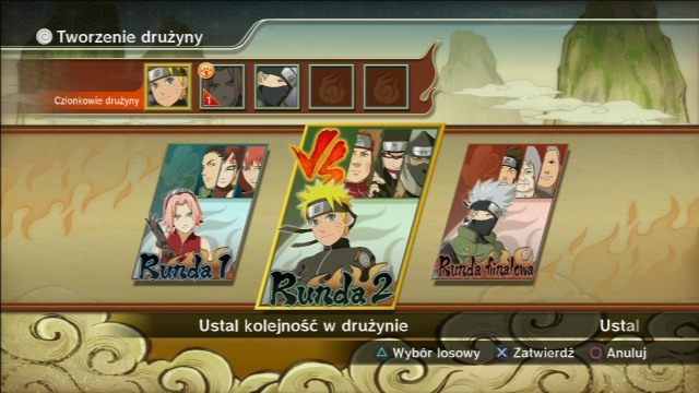 Ta runda rozgrywa się pomiędzy czterema, 3-osobowymi drużynami. - Faza główna klasy D - Światowy Turniej Ninja - Klasa D - Naruto Shippuden: Ultimate Ninja Storm Revolution - poradnik do gry