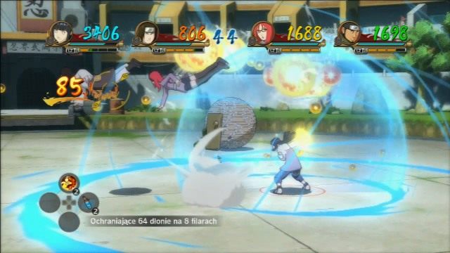 Techniki Hinaty pozwalają zaatakować kilku wrogów na raz, wyrzucając morze kul walki! - Mecha-Naruto - eliminacje - Światowy Turniej Ninja - Historia Mecha-Naruto - Naruto Shippuden: Ultimate Ninja Storm Revolution - poradnik do gry