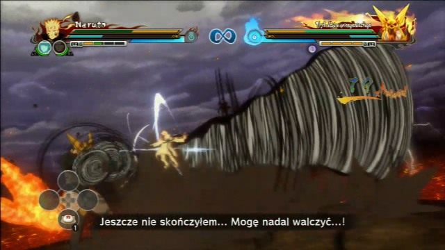 Ten atak napsuje ci krwi... - Tryb Dziewięcioogoniastego - walka z bossem - Światowy Turniej Ninja - Historia Mecha-Naruto - Naruto Shippuden: Ultimate Ninja Storm Revolution - poradnik do gry