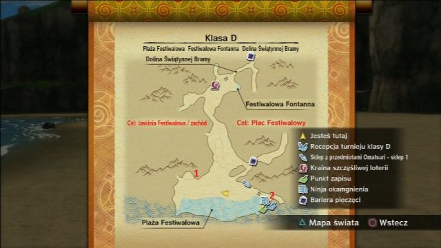 By rozpocząć swoją przygodę w tej klasie, udaj się do wspomnianej jaskini, w której odbywają się wydarzenia klasy C - Wprowadzenie - Światowy Turniej Ninja - Klasa C - Naruto Shippuden: Ultimate Ninja Storm Revolution - poradnik do gry