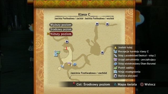 Jedynka na obrazku pokazuje miejsce, w którym ukrywa się Bee. - Męka Bee - Światowy Turniej Ninja - Wydarzenia Sojuszników - Naruto Shippuden: Ultimate Ninja Storm Revolution - poradnik do gry