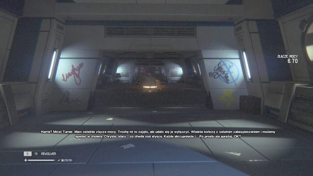 W centralnej części placówki wyeliminuj androida po czym przejdź przez drzwi główne żeby dostać się na stację - Znajdź drogę do biura szeryfa | Opis przejścia Obcy Izolacja - Obcy: Izolacja - poradnik do gry