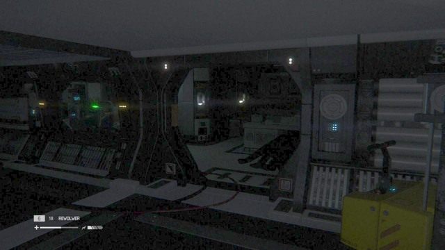 Wyjdź z pokoju i udaj się w prawą stronę - Znajdź Samuelsa w dziale Seegson Synthetics | Opis przejścia Obcy Izolacja - Obcy: Izolacja - poradnik do gry