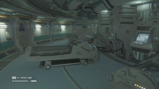 Zhackuj drzwi na końcu pokoju i kieruj się korytarzem w dół - Zbadaj Anesidorę | Opis przejścia Obcy Izolacja - Obcy: Izolacja - poradnik do gry