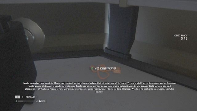 Identyfikator pod biurkiem na środku pokoju lobby wieży Lorenz Systech - Wieża Lorenz Systech | Zaginione osoby i dzienniki w Obcy Izolacja - Obcy: Izolacja - poradnik do gry