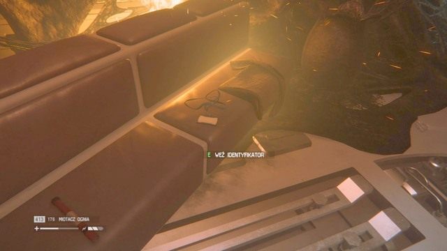 identyfikator leży na ławce obok zwłok (dostępny tylko przy wykonywaniu ostatniej misji) - Dział Konserwacji stacji | Zaginione osoby i dzienniki w Obcy Izolacja - Obcy: Izolacja - poradnik do gry