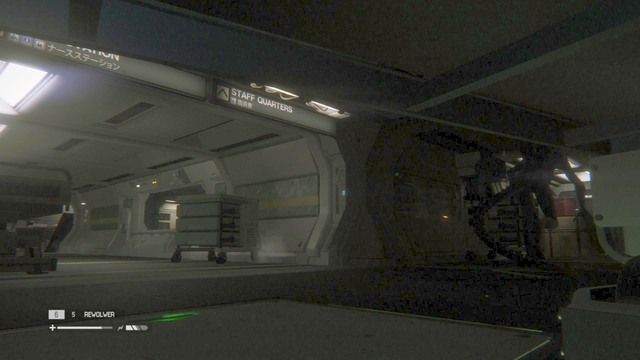 Po tym jak Obcy pójdzie w drugą stronę udaj się prosto aż dotrzesz do drzwi - Pomóż dr. Kuhlmanowi | Opis przejścia Obcy Izolacja - Obcy: Izolacja - poradnik do gry