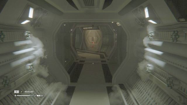 Wróć teraz do miejsca, w którym znajduje się grafik obchodów i udaj się w prawą stronę - Pomóż dr. Kuhlmanowi | Opis przejścia Obcy Izolacja - Obcy: Izolacja - poradnik do gry