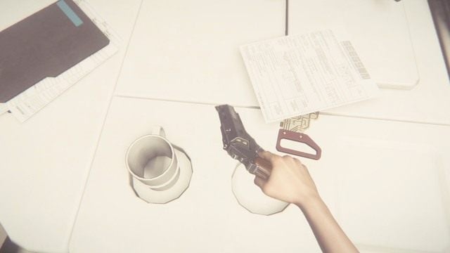 W tym samym pokoju znajdziesz także potrzebną ci kartę oraz rewolwer - Dotrzyj do centrum łączności Seegson | Opis przejścia Obcy Izolacja - Obcy: Izolacja - poradnik do gry