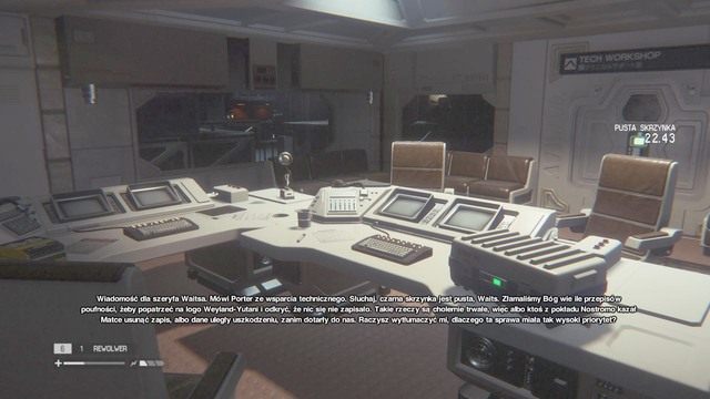 Wracając skieruj się najpierw do pokoju po prawej stronie - Dotrzyj do centrum łączności Seegson | Opis przejścia Obcy Izolacja - Obcy: Izolacja - poradnik do gry