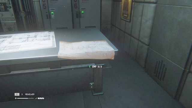 Przejdź do końca korytarza i wejdź do pokoju - Dostań się do pokoju łączności | Opis przejścia Obcy Izolacja - Obcy: Izolacja - poradnik do gry