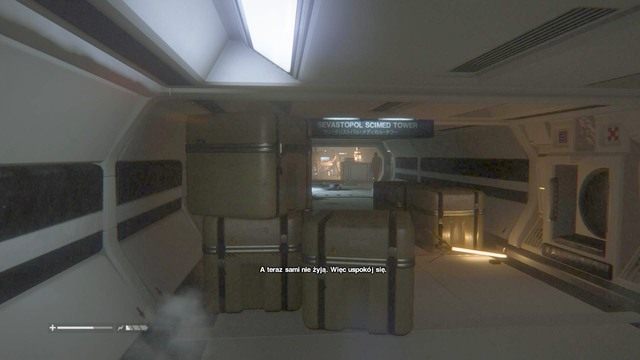 W oddali zauważysz trzech przeciwników - Wróć do Taylor z medykamentami | Opis przejścia Obcy Izolacja - Obcy: Izolacja - poradnik do gry