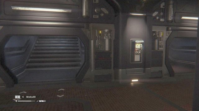 Przed przejściem do dzielnicy mieszkalnej zapisz grę - Przegrupuj się z Samuelsem, Taylor i szeryfami | Opis przejścia Obcy Izolacja - Obcy: Izolacja - poradnik do gry