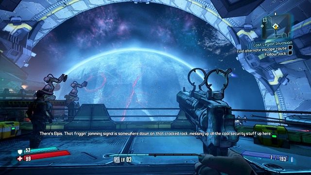 Podążaj za Jackiem, aż dojdziesz do widoku na księżyc Pandory - Lost Legion Invasion | Zadania główne w Borderlands The Pre-Sequel - Borderlands: The Pre-Sequel! - poradnik do gry