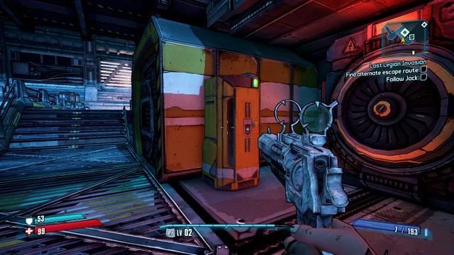 Jak tylko się z nimi rozprawisz przejdź na niższy poziom a znajdziesz tu skrzynię z broniami - Lost Legion Invasion | Zadania główne w Borderlands The Pre-Sequel - Borderlands: The Pre-Sequel! - poradnik do gry