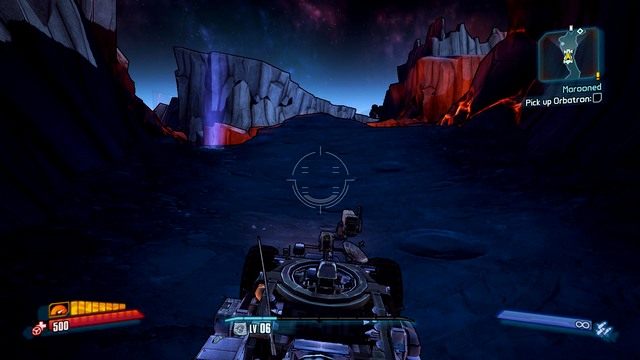 Po wybraniu pojazdu skieruj się w prawo - Marooned | Zadania główne w Borderlands The Pre-Sequel - Borderlands: The Pre-Sequel! - poradnik do gry