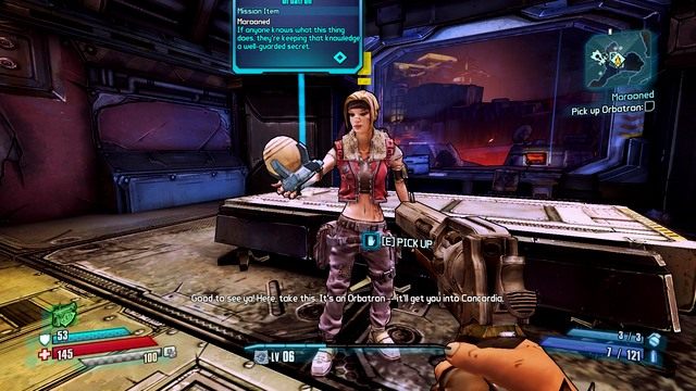 Wróć do Janey (Serenitys Waste) i zabierz Orbatron - Marooned | Zadania główne w Borderlands The Pre-Sequel - Borderlands: The Pre-Sequel! - poradnik do gry