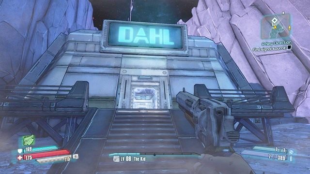 Po przeszukaniu skrzyni wróć na miejsce skoku i udaj się prosto - A New Direction | Zadania główne w Borderlands The Pre-Sequel - Borderlands: The Pre-Sequel! - poradnik do gry