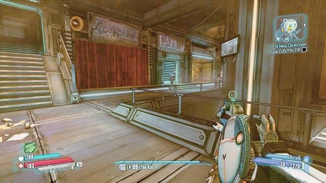 Po rozmowie podążaj za claptrapem i Jackiem a dojdziesz do windy - A New Direction | Zadania główne w Borderlands The Pre-Sequel - Borderlands: The Pre-Sequel! - poradnik do gry