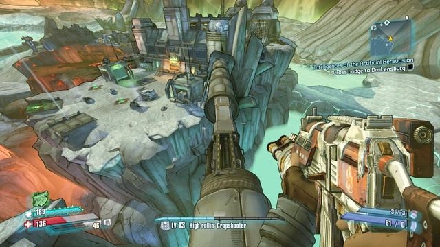 Skocz na pobliskie rurociągi by dostać się do miejsca oznaczonego na mapie i zabij wszystkich przeciwników - Intelligences of the Artificial Persuasion | Zadania główne w Borderlands - Borderlands: The Pre-Sequel! - poradnik do gry