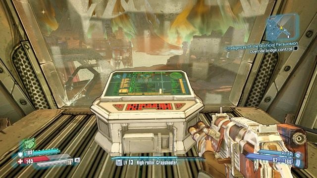 Udaj się teraz na zachód a dotrzesz do konsoli aktywującej most - Intelligences of the Artificial Persuasion | Zadania główne w Borderlands - Borderlands: The Pre-Sequel! - poradnik do gry