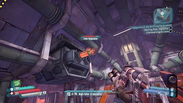 Po dojściu na miejsce skorzystaj z głównej konsoli by uruchomić procedurę - Intelligences of the Artificial Persuasion | Zadania główne w Borderlands - Borderlands: The Pre-Sequel! - poradnik do gry