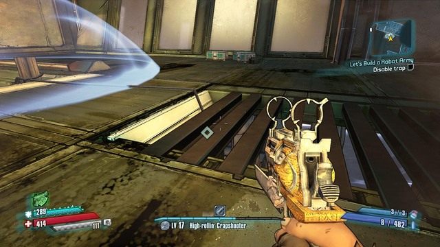 Podejdź do skoczni obok i przeskocz na drugą stronę - Lets Build a Robot Army | Zadania główne w Borderlands The Pre-Sequel - Borderlands: The Pre-Sequel! - poradnik do gry