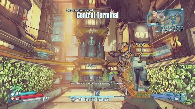 Po zebraniu broni wróć do Jacka i razem skierujcie się do Fast Travel Station - Home Sweet Home | Zadania główne w Borderlands The Pre-Sequel - Borderlands: The Pre-Sequel! - poradnik do gry