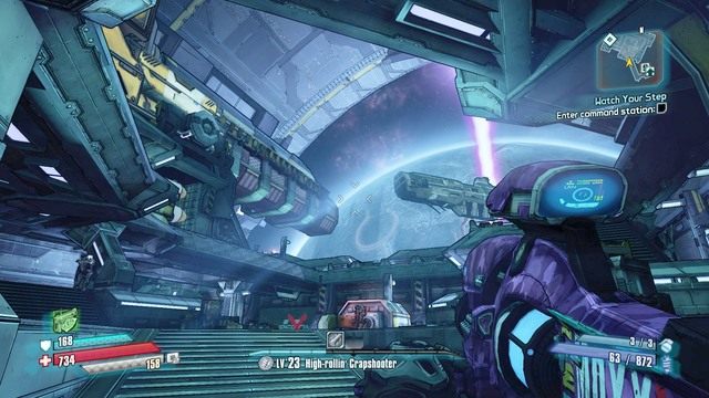 Po dostaniu się na miejsce zabij wszystkich żołnierzy i skieruj się na północ - Watch Your Step | Zadania główne w Borderlands The Pre-Sequel - Borderlands: The Pre-Sequel! - poradnik do gry