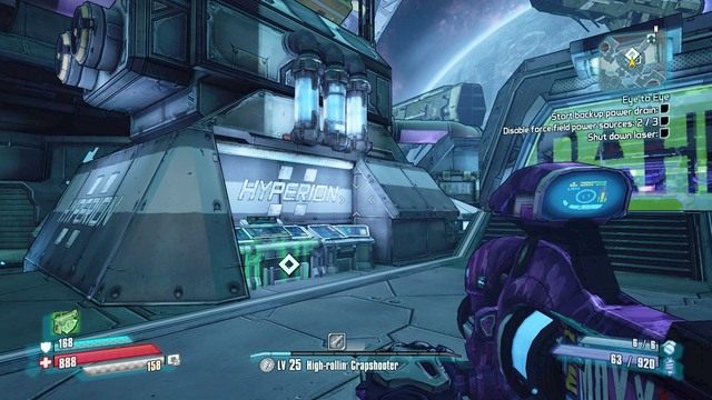 Przejdź odblokowanymi drzwiami na dół i skocz na drugą stronę lokacji a dostaniesz się do drugiego reaktora - Eye to Eye | Zadania główne w Borderlands The Pre-Sequel - Borderlands: The Pre-Sequel! - poradnik do gry