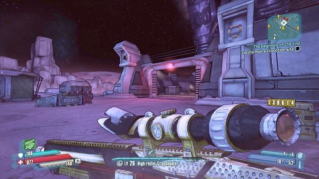 Dotrzyj do miejsca pokazanego na obrazku i przejdź przez drzwi - The Begining of the End | Zadania główne w Borderlands The Pre-Sequel - Borderlands: The Pre-Sequel! - poradnik do gry