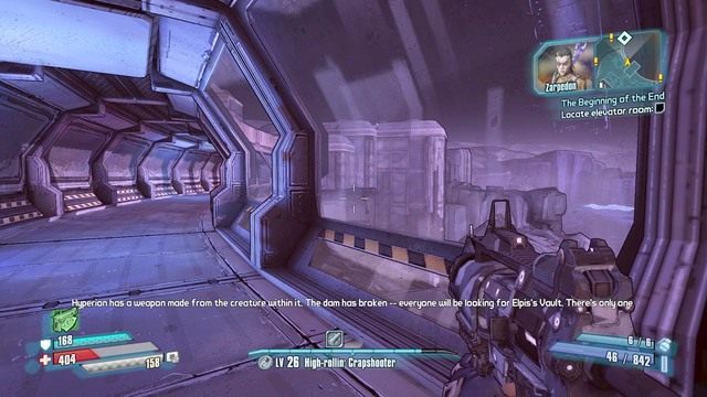 Przejdź korytarzem na drugą stronę placówki zabijając tym samym wrogów a dotrzesz do kolejnej lokacji Outfall Pumping Station - The Begining of the End | Zadania główne w Borderlands The Pre-Sequel - Borderlands: The Pre-Sequel! - poradnik do gry