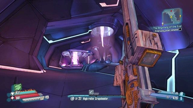 Przejdź na prawą stronę od bramy i wejdź do tamtego korytarza - The Begining of the End | Zadania główne w Borderlands The Pre-Sequel - Borderlands: The Pre-Sequel! - poradnik do gry