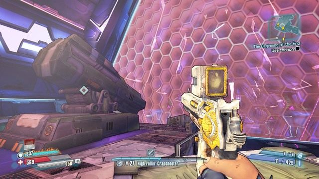 Dotrzesz w końcu do miejsca pokazanego na obrazku - The Begining of the End | Zadania główne w Borderlands The Pre-Sequel - Borderlands: The Pre-Sequel! - poradnik do gry