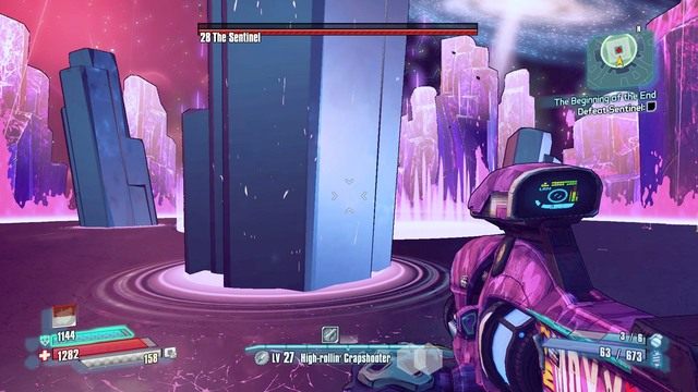 Mały Sentinel ma atak obszarowy - The Begining of the End | Zadania główne w Borderlands The Pre-Sequel - Borderlands: The Pre-Sequel! - poradnik do gry