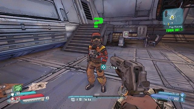 Po pokonaniu wyzwania wróć do małego Lunestalkera i odbierz swoją nagrodę (pistolet lub strzelba) - Pop Racing | Misje poboczne - Triton Flats w Borderlands The Pre-Sequel - Borderlands: The Pre-Sequel! - poradnik do gry