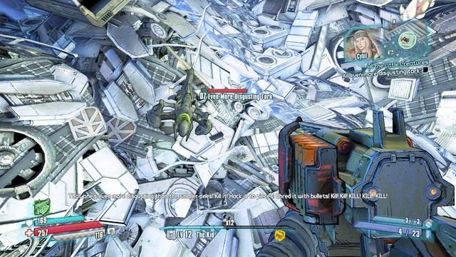 Zabijaj kolejne Torki a pojawi się przeciwnik Badass - All the Little Creatures | Misje poboczne - Triton Flats w Borderlands - Borderlands: The Pre-Sequel! - poradnik do gry