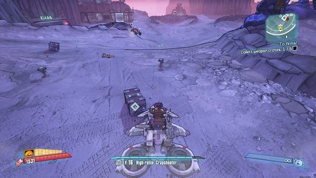 Po podarowaniu 10 z nich będziesz musiał udać się na północ i odzyskać skradzione towary - To Arms! | Misje poboczne w Borderlands The Pre-Sequel - Triton Flats - Borderlands: The Pre-Sequel! - poradnik do gry
