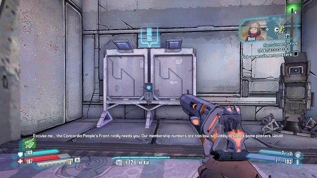 Udaj się do Triton Flats i weź zadanie z bounty board - Recruitment Drive | Misje poboczne w Borderlands The Pre-Sequel - Triton Flats - Borderlands: The Pre-Sequel! - poradnik do gry