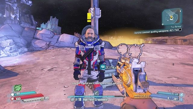 The Voyage of Captain Chef dostępne będzie po wykonaniu zadania z wątku głównego Lets Build a Robot Army - The Voyage of Captain Chef | Misje poboczne - Triton Flats w Borderlands - Borderlands: The Pre-Sequel! - poradnik do gry